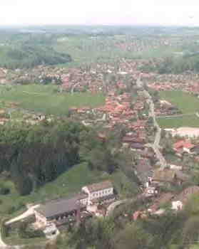 Luftkurort Bergen von der Hochfellnseilbahn