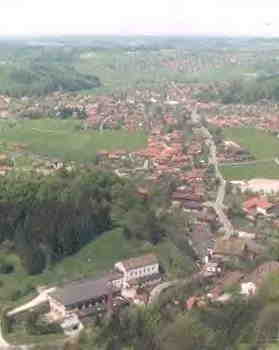 Luftkurort Bergen von der Hochfellnseilbahn